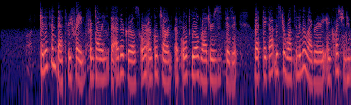 Spectrogram of female voice · denoised over the same ten-second capture