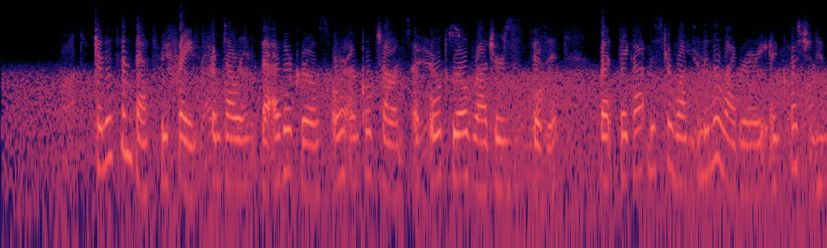 Spectrogram of female voice · separated over the same ten-second capture